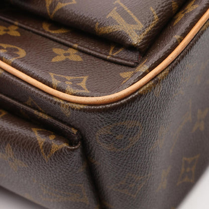 Louis Vuitton Handbag Monogram Canvas Leather — view 6