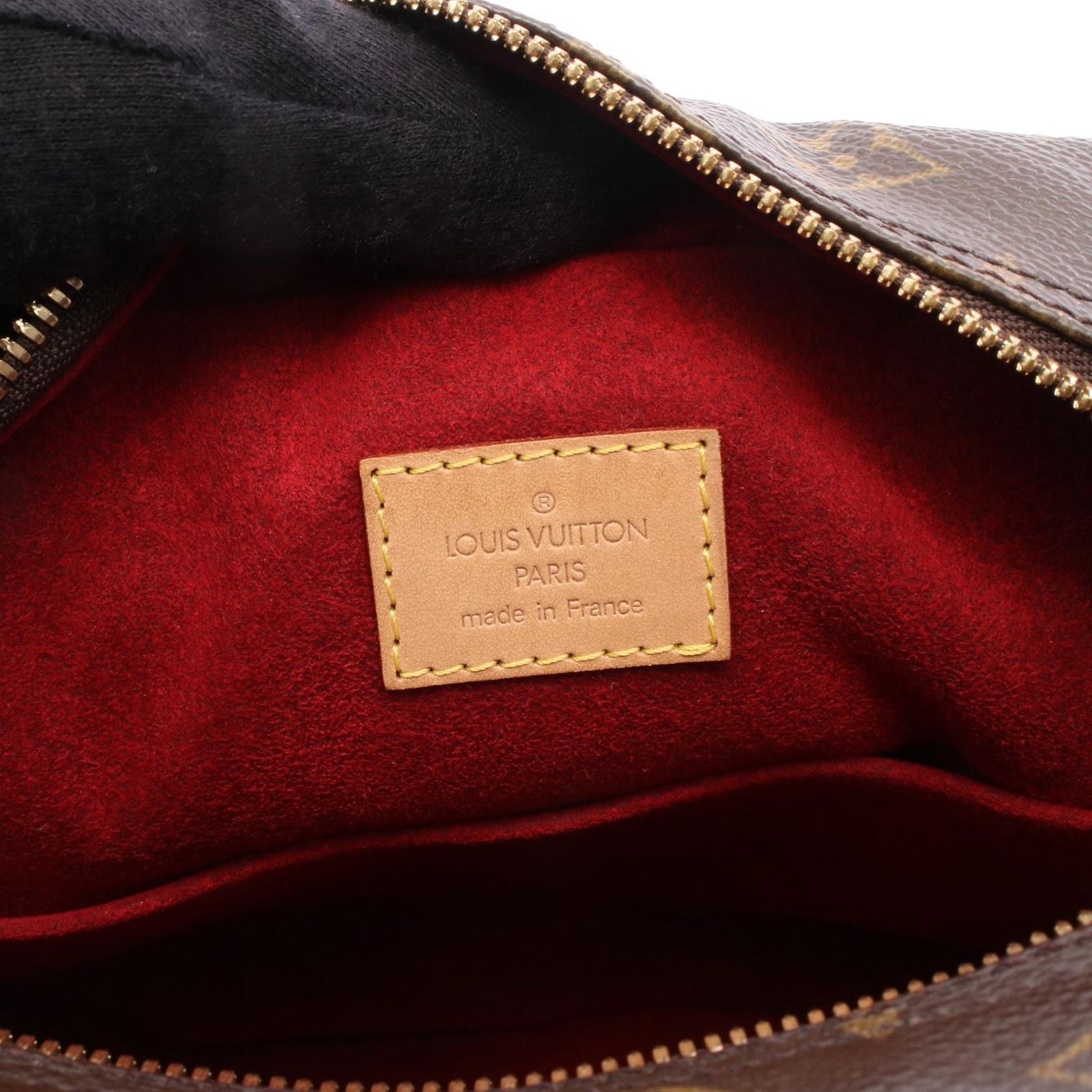 Louis Vuitton Handbag Monogram Canvas Leather — view 4