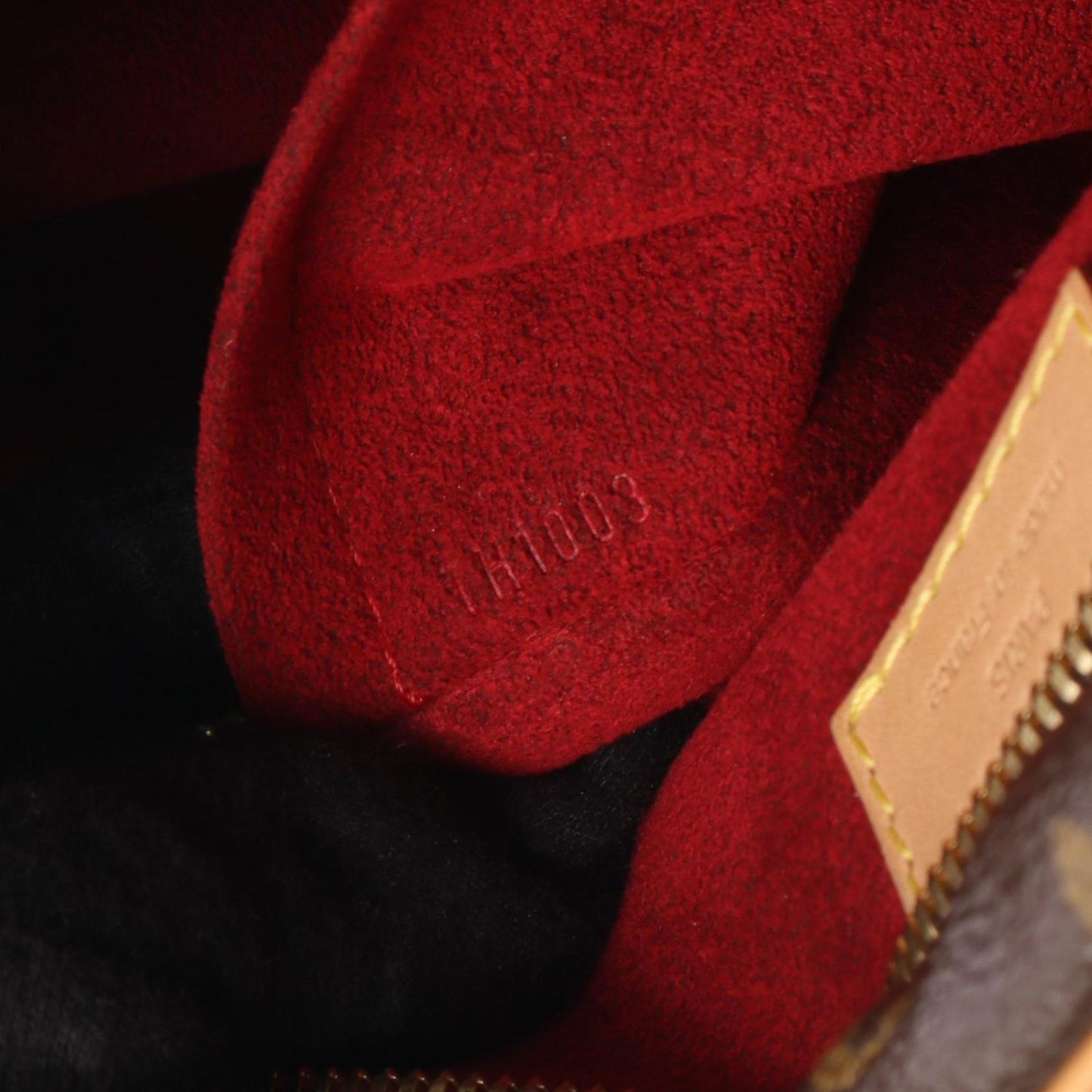 Louis Vuitton Handbag Monogram Canvas Leather — view 5