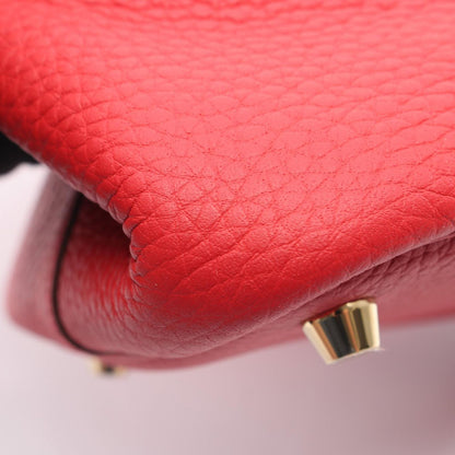 Hermes Handbag Picotin Lock PM Vermillion Leather — view 8