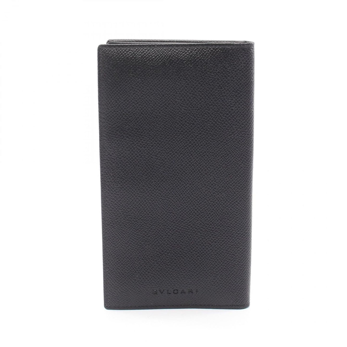 Bvlgari Bifold Wallet Classico Black Leather Long Bill Holder