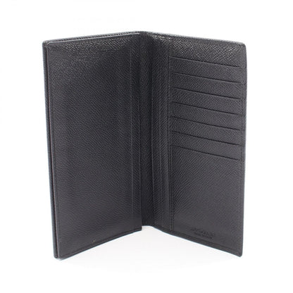 Bvlgari Bifold Wallet Classico Black Leather Long Bill Holder — view 3