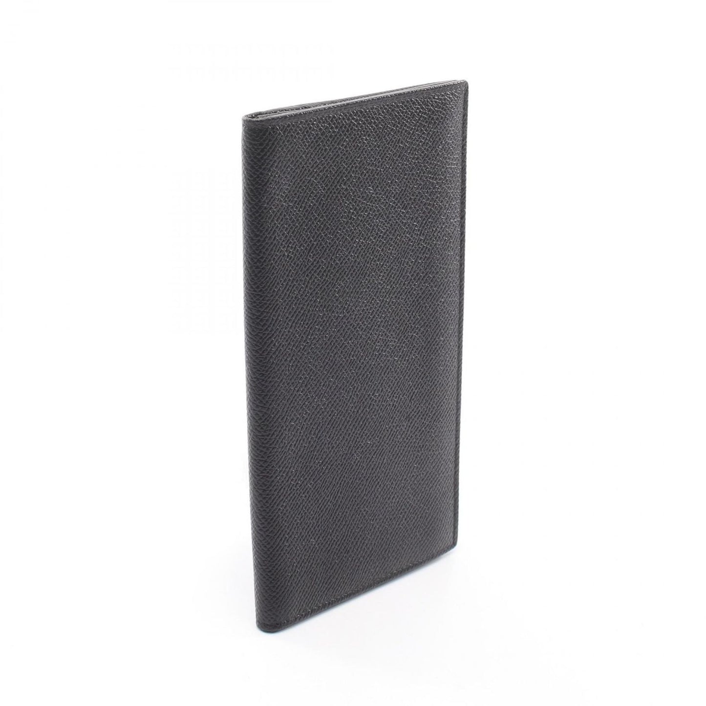 Bvlgari Bifold Wallet Classico Black Leather Long Bill Holder — view 2