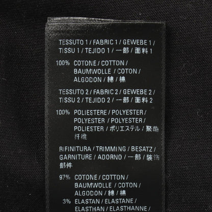 Balenciaga Dress Logo Embroidery Distressed Contrast Cotton — view 4