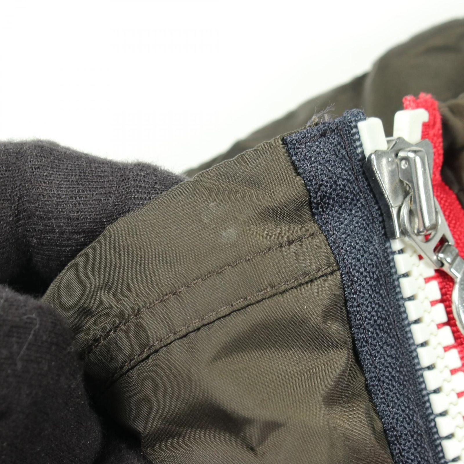 Moncler Jacket Keralle Zip Up Hooded Green Nylon — view 9
