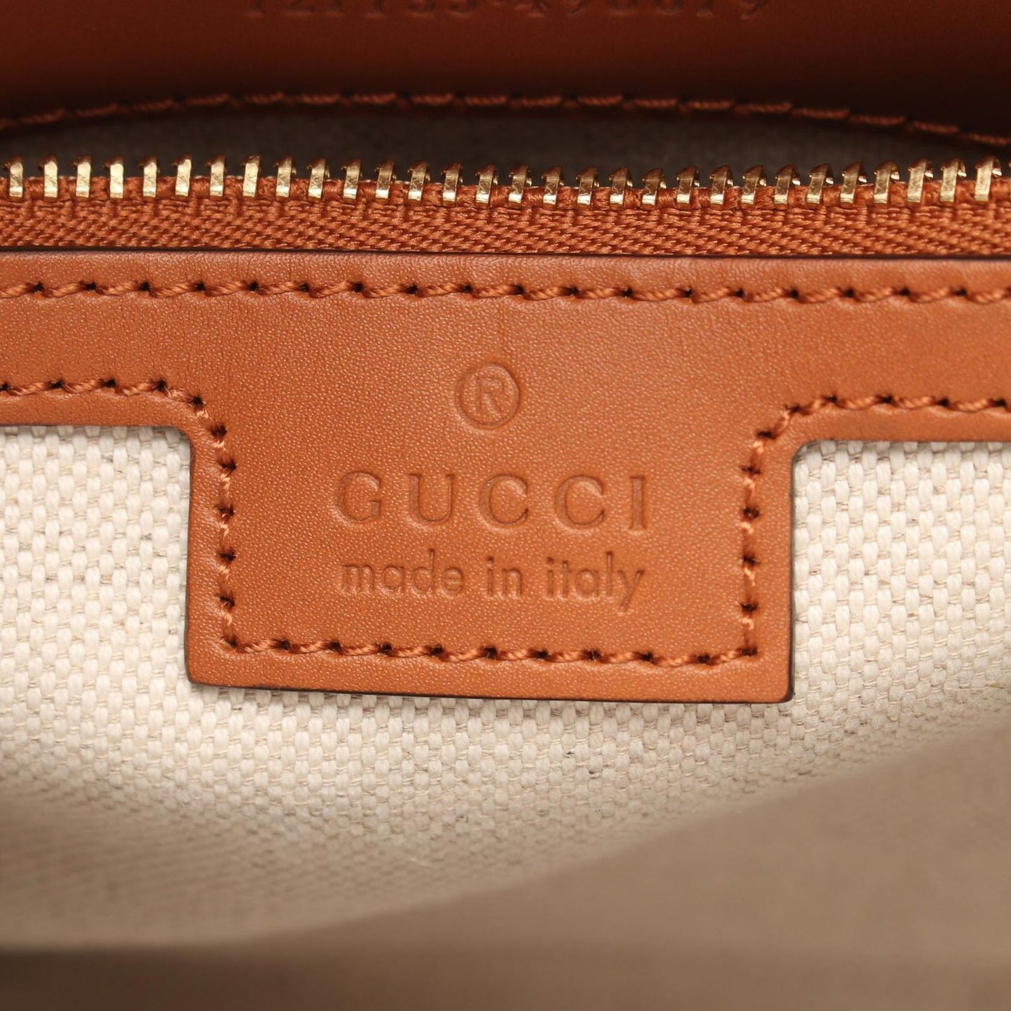 Gucci Tote Interlocking Mini 2-Way Natural Multi Canvas Leather — view 4