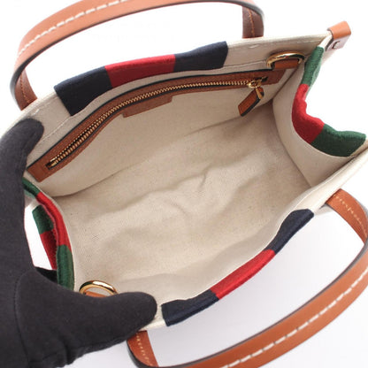 Gucci Tote Interlocking Mini 2-Way Natural Multi Canvas Leather — view 3