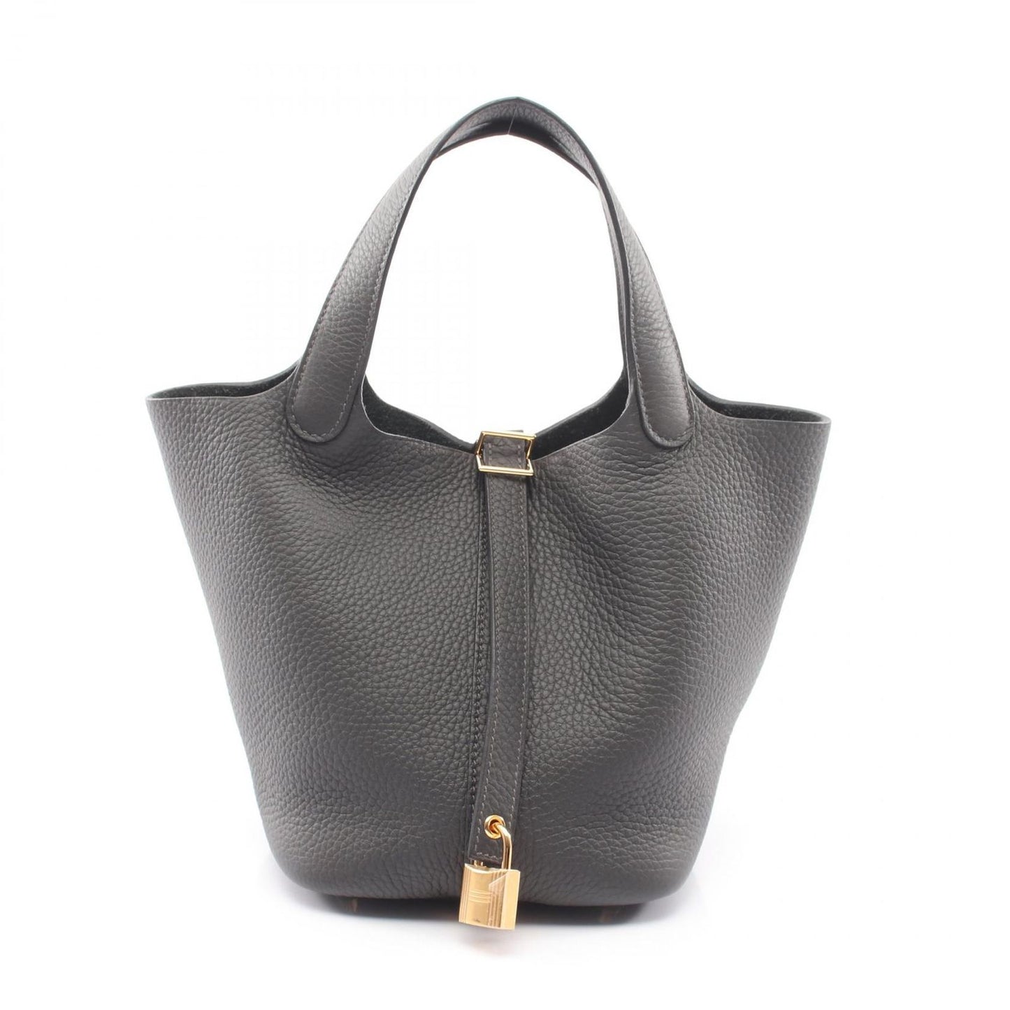 Hermes Handbag Picotin Lock PM Vert Mangrove