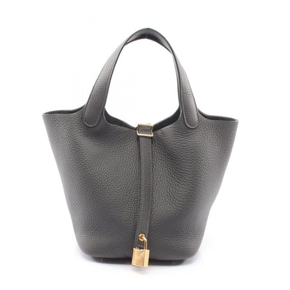 Hermes Handbag Picotin Lock PM Vert Mangrove