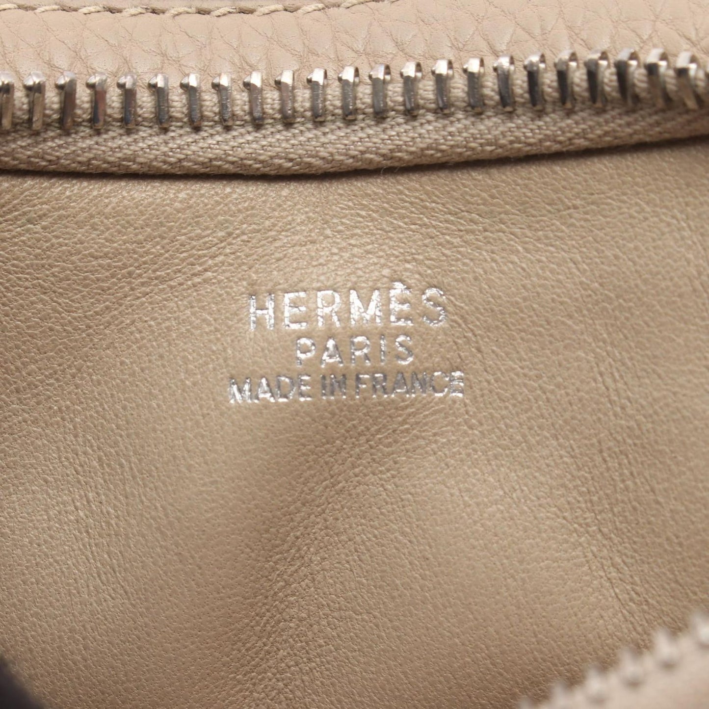 Hermes Shoulder Bag Caporal Tourtier Gray Leather — view 4