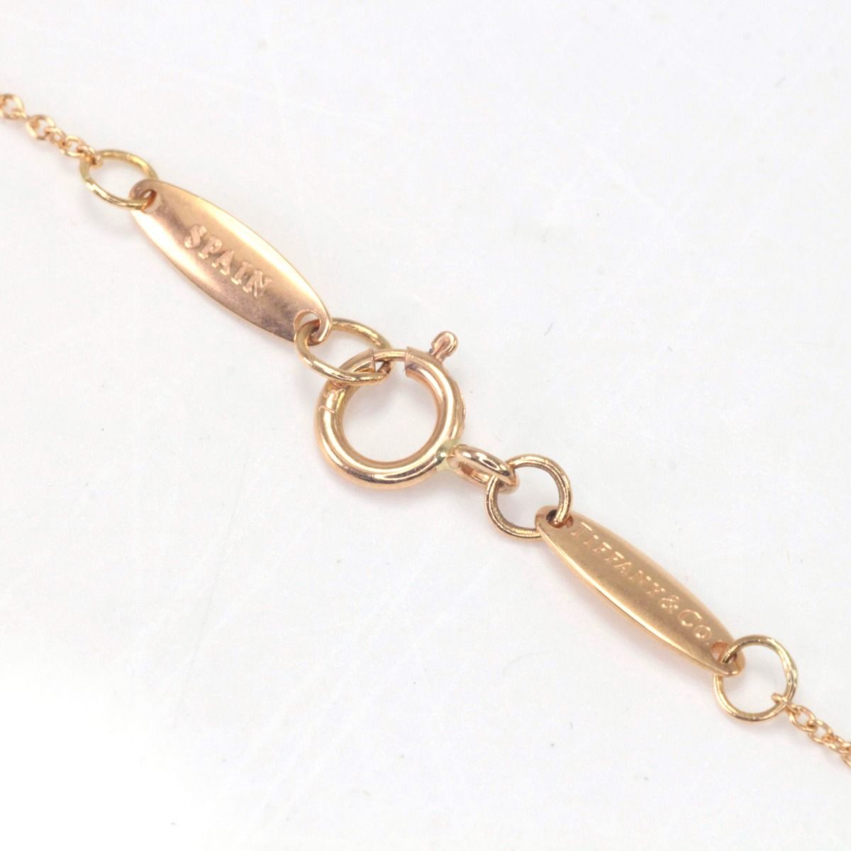 Tiffany & Co Necklace 18k Elsa Peretti Open Heart Pendant External Case — view 6