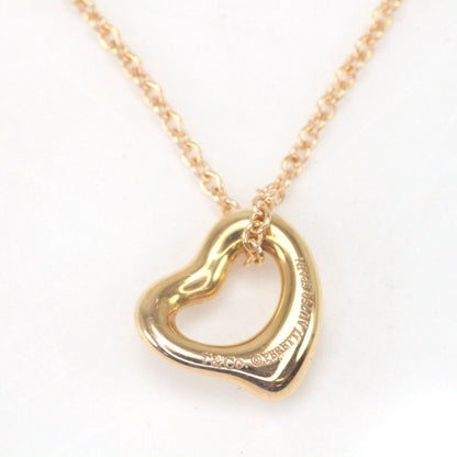 Tiffany & Co Necklace 18k Elsa Peretti Open Heart Pendant External Case — view 5