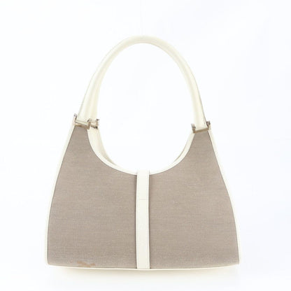 Gucci Jackie 002 Leather Canvas Handbag Tote — view 3