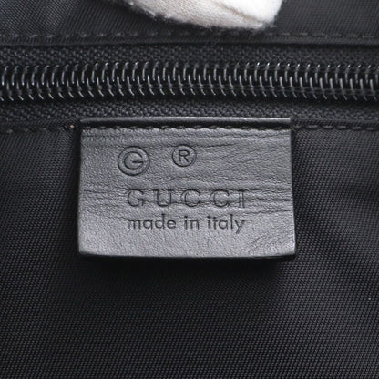Gucci Sherry Line Leather Canvas Tote Shoulder Business Black — view 8