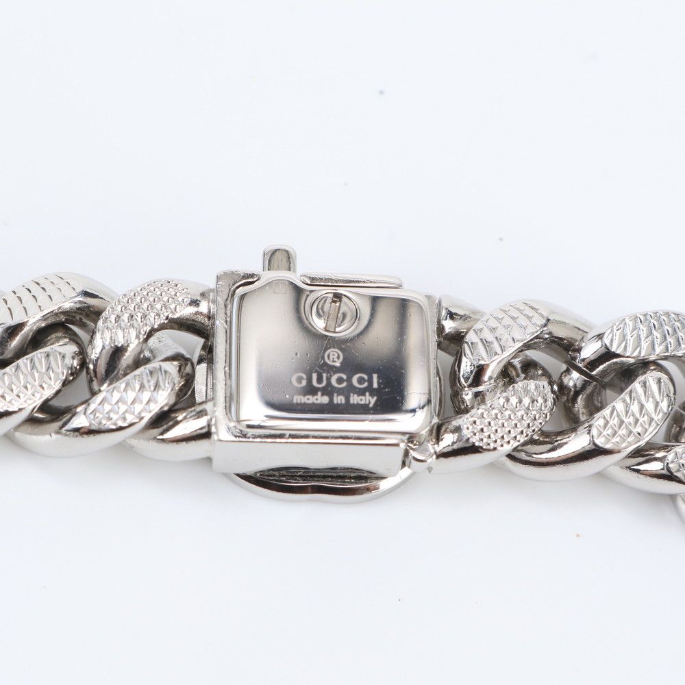 Gucci Script Logo Choker Necklace Silver — view 8