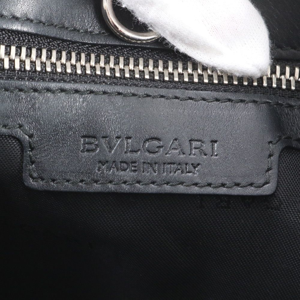 Bvlgari Bulgari Weekend Leather Tote Shoulder Hand — view 8