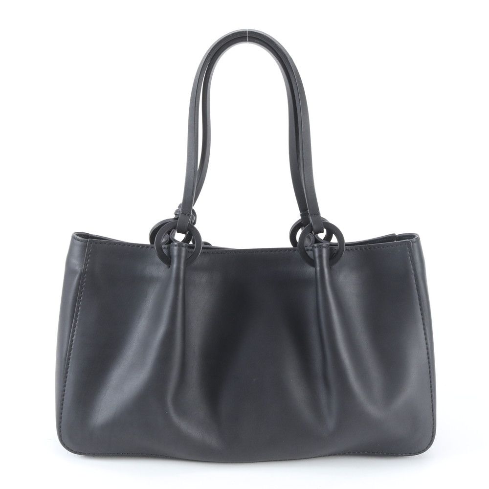 Gucci Vitello Leather Tote Shoulder Hand Black — view 4