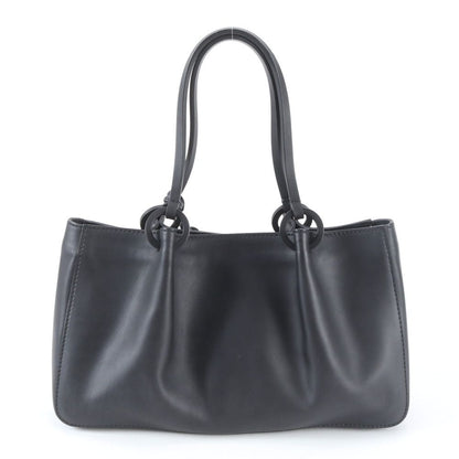Gucci Vitello Leather Tote Shoulder Hand Black — view 4