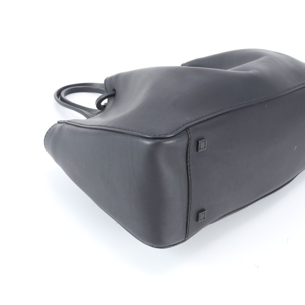 Gucci Vitello Leather Tote Shoulder Hand Black — view 6