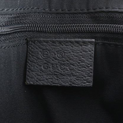 Gucci GG Canvas Leather Tote Shoulder Black — view 8