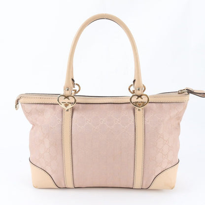 Gucci GG Canvas Brea Leather Tote Shoulder Hand Pink — view 3