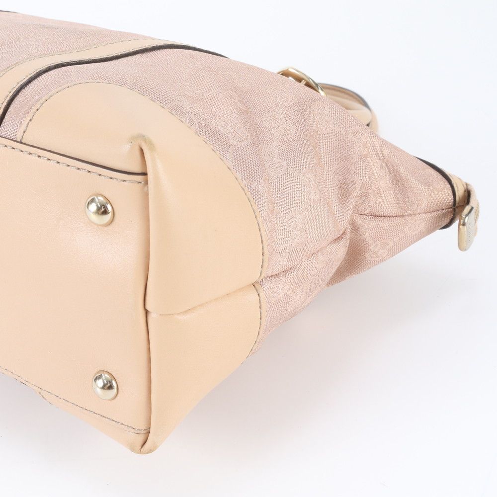 Gucci GG Canvas Brea Leather Tote Shoulder Hand Pink — view 4