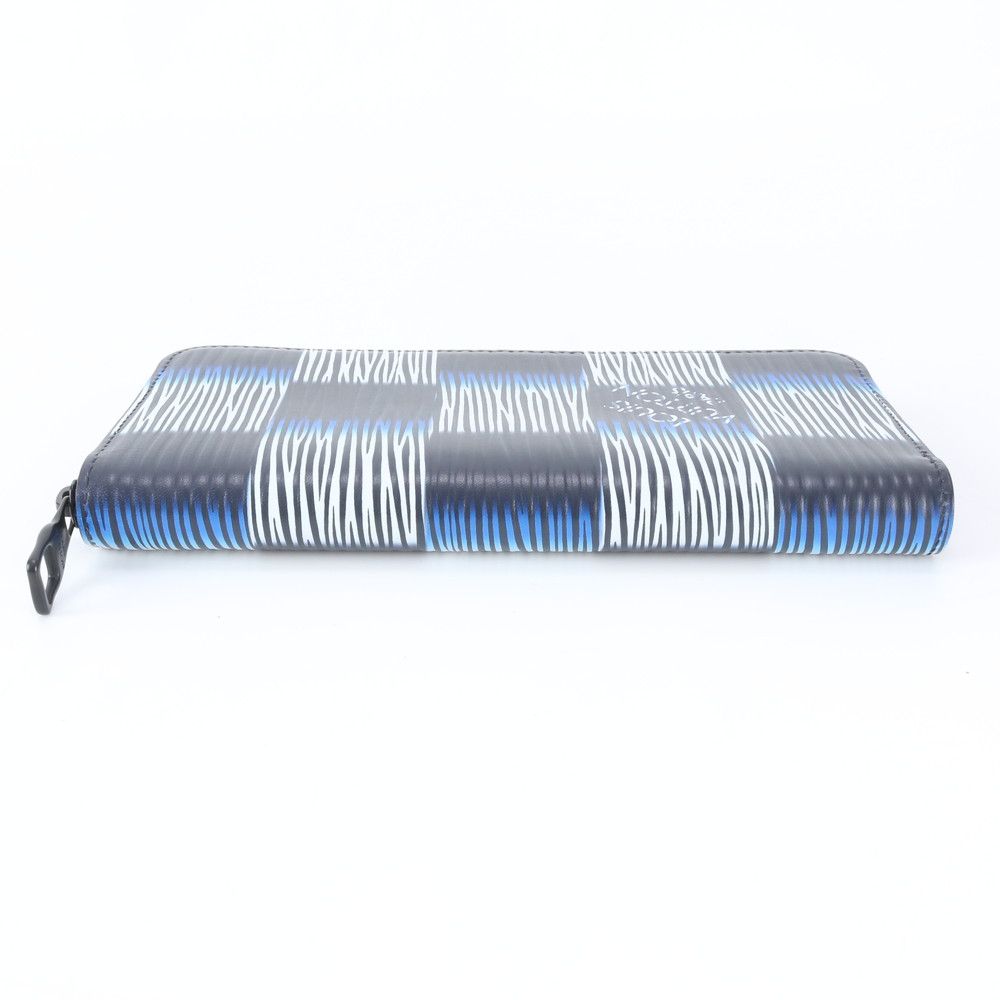 Louis Vuitton Damier Rush Zippy Wallet with Vertical Leather — view 4