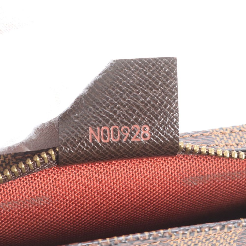 Louis Vuitton Damier Trousse Makeup Leather Handbag Tote — view 9
