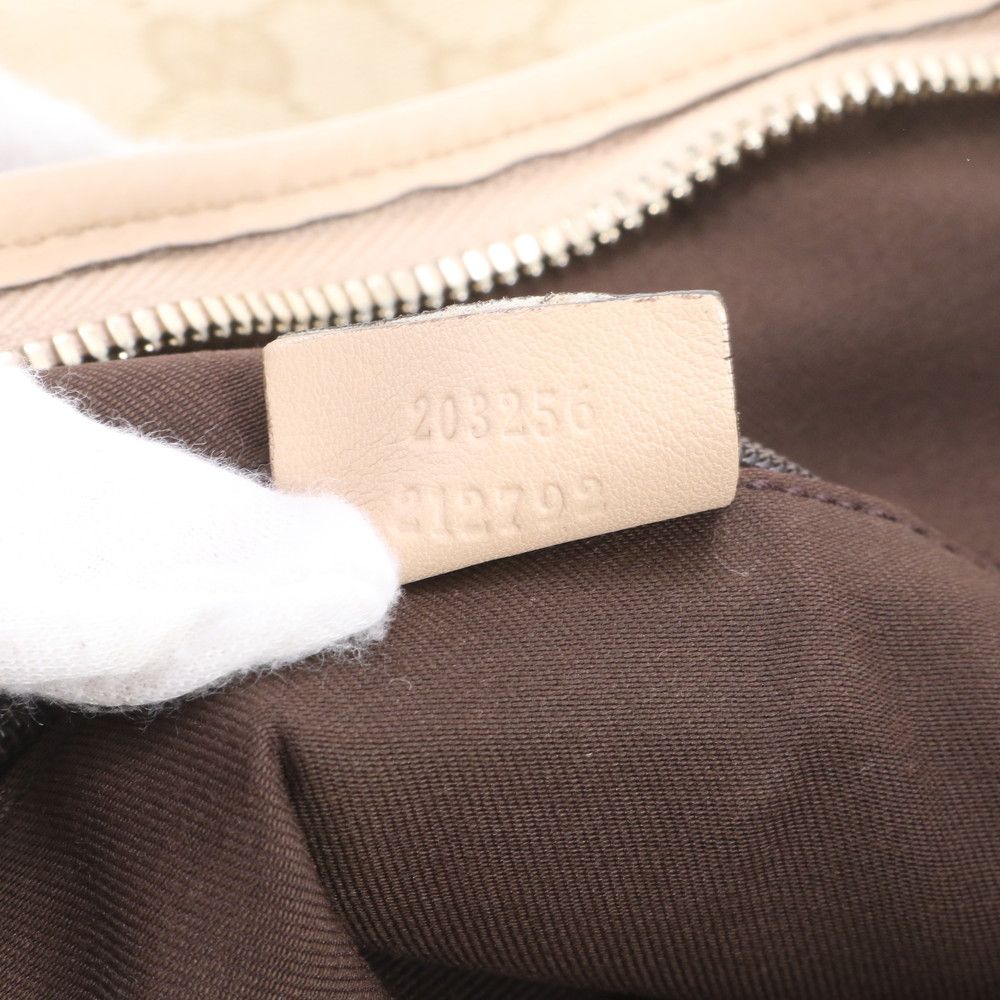 Gucci GG Canvas Prince Leather Tote Shoulder — view 9