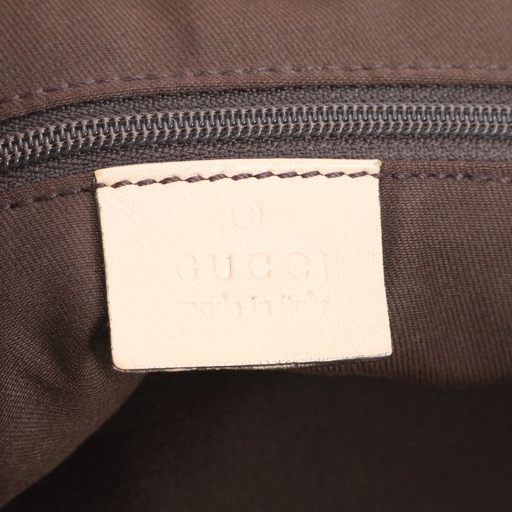 Gucci GG Canvas Prince Leather Tote Shoulder — view 8