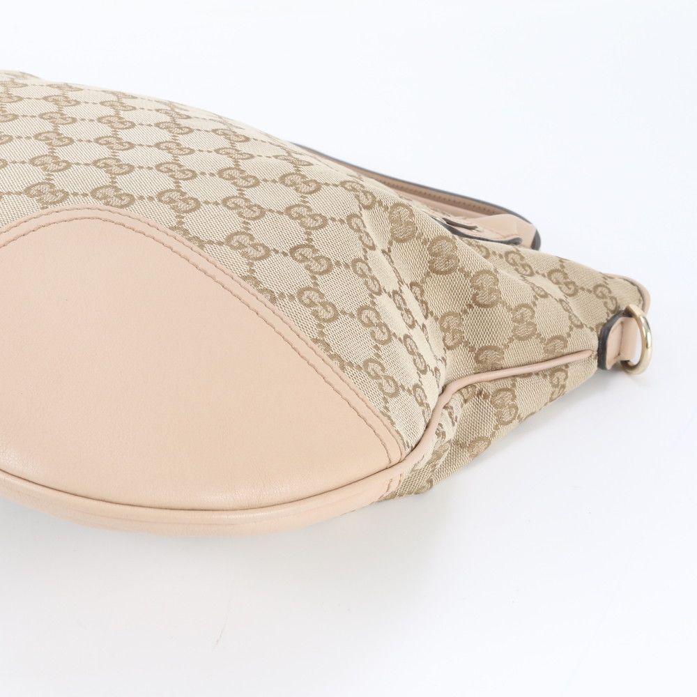 Gucci GG Canvas Prince Leather Tote Shoulder — view 4