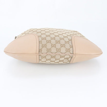 Gucci GG Canvas Prince Leather Tote Shoulder — view 5