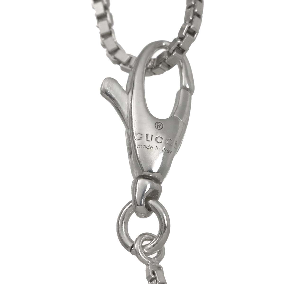 Gucci Link to Love Diamond Necklace 45 cm 18k WG White Gold — view 4