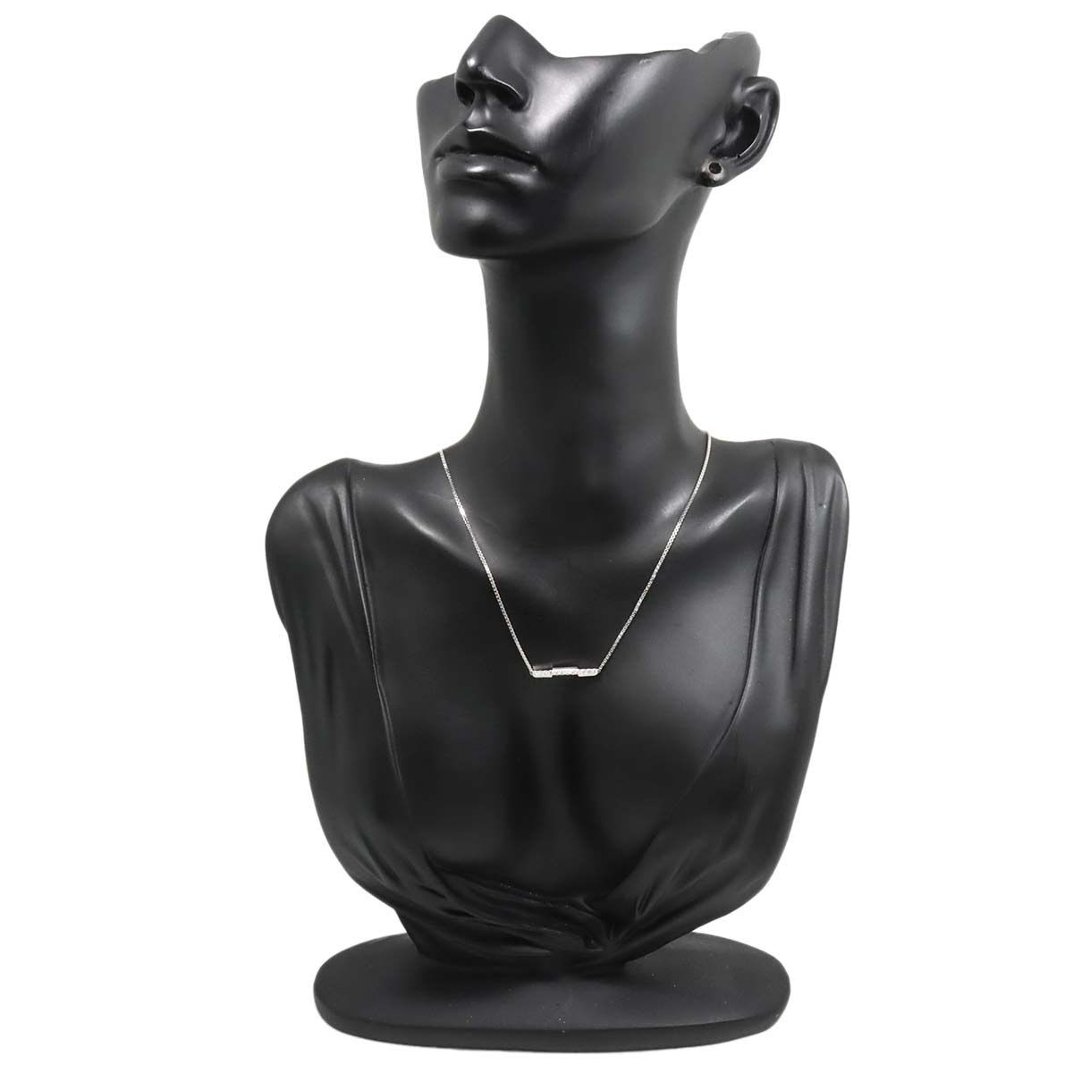 Gucci Link to Love Diamond Necklace 45 cm 18k WG White Gold — view 7