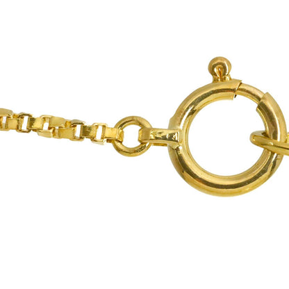 Saint Laurent Quartz Heart Necklace 40 cm 18k YG Yellow Gold — view 6