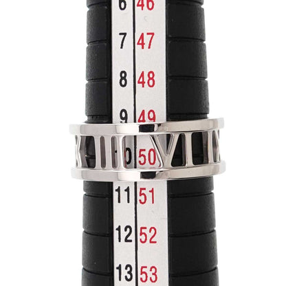 Tiffany & Co Atlas Open Ring 18k WG White Gold 750 — view 6