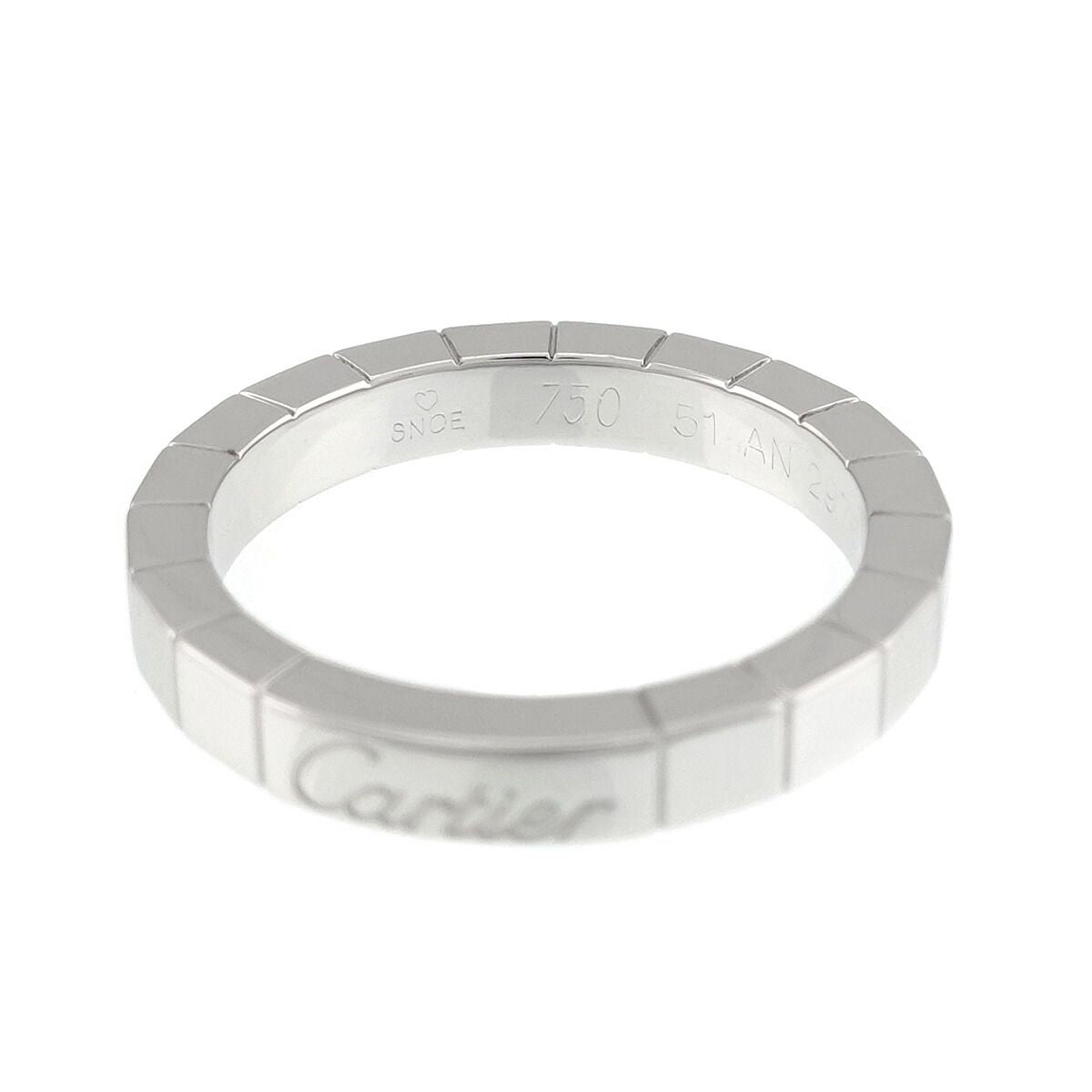 Cartier Laniere 51 Ring 18k WG White Gold 750 — view 3