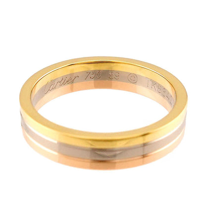 Cartier Vendome 59 Ring 18k YG WG PG Suri Gold 750 — view 3