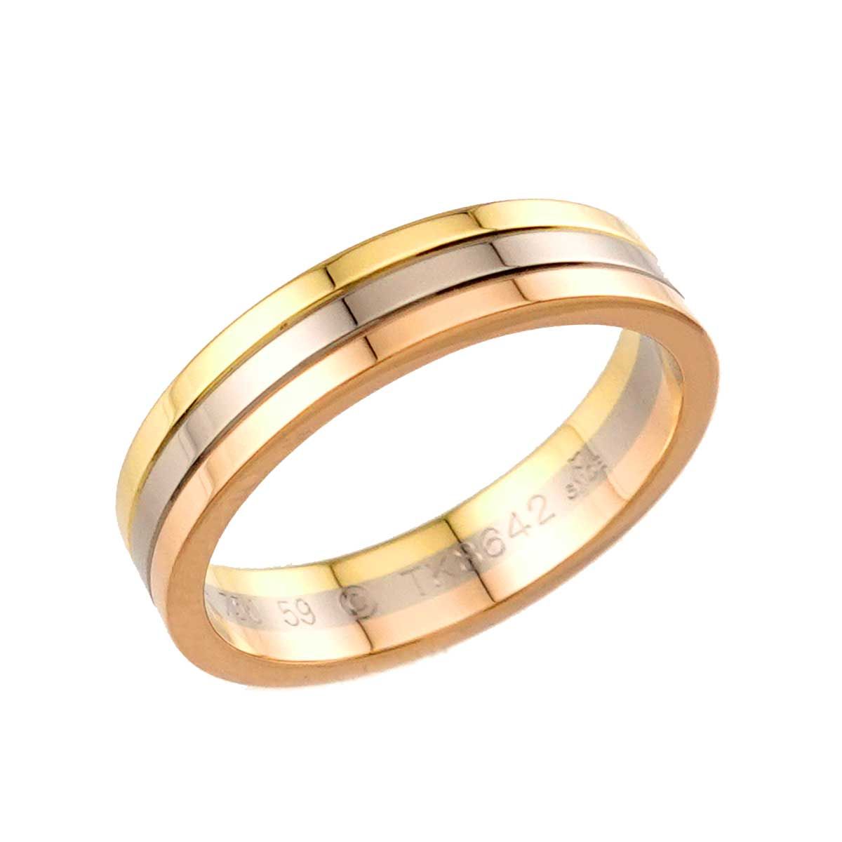 Cartier Vendome 59 Ring 18k YG WG PG Suri Gold 750 — view 5