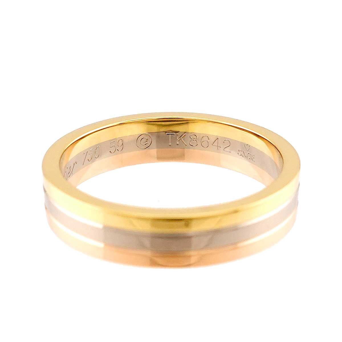 Cartier Vendome 59 Ring 18k YG WG PG Suri Gold 750 — view 4
