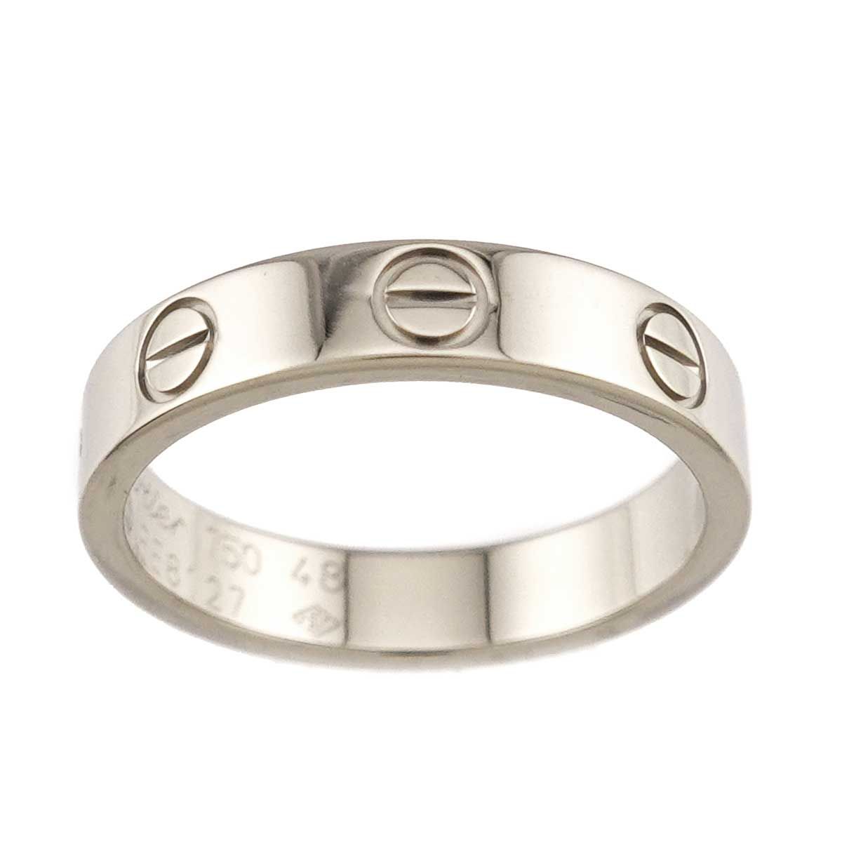 Cartier Mini Love 48 Ring 18k WG White Gold 750 — view 2