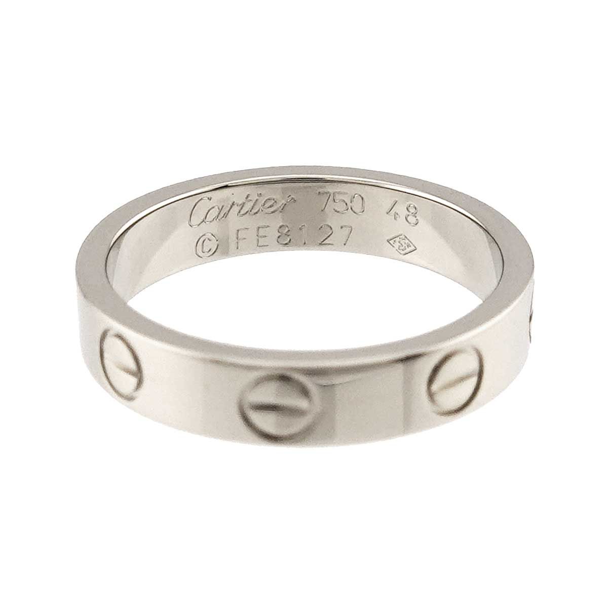 Cartier Mini Love 48 Ring 18k WG White Gold 750 — view 3