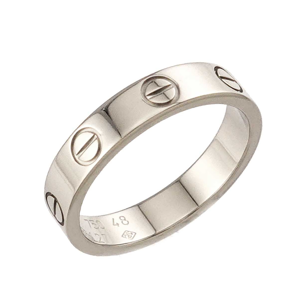 Cartier Mini Love 48 Ring 18k WG White Gold 750 — view 4