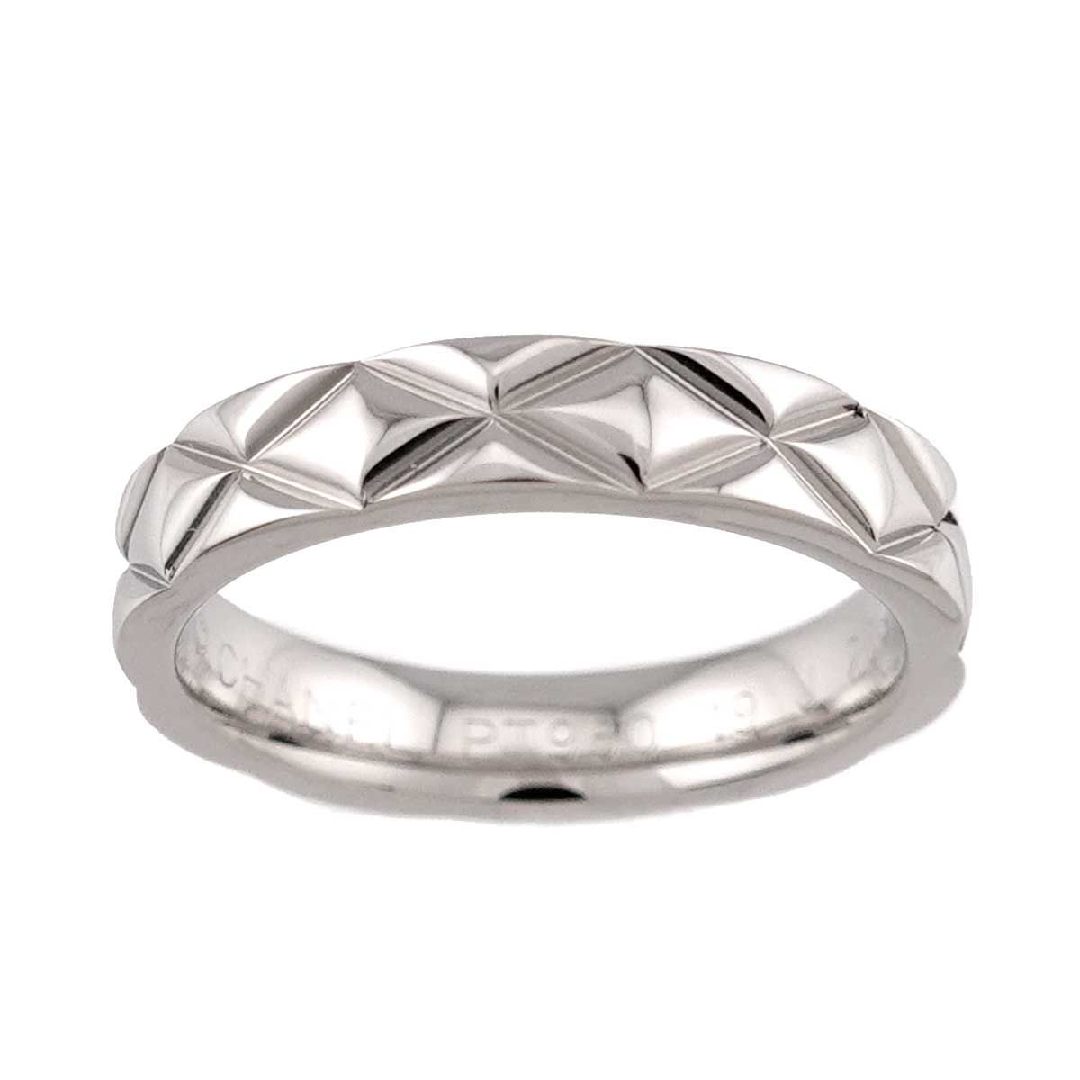 Chanel Quilted 48 Ring Pt Platinum — view 2
