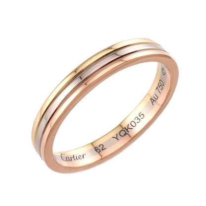 Cartier Vendome 62 Ring 18k YG WG PG Suri Gold 750 — view 5