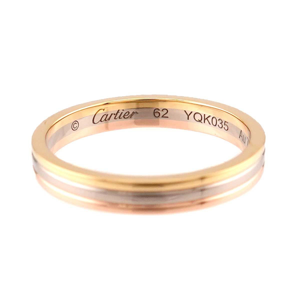 Cartier Vendome 62 Ring 18k YG WG PG Suri Gold 750 — view 3