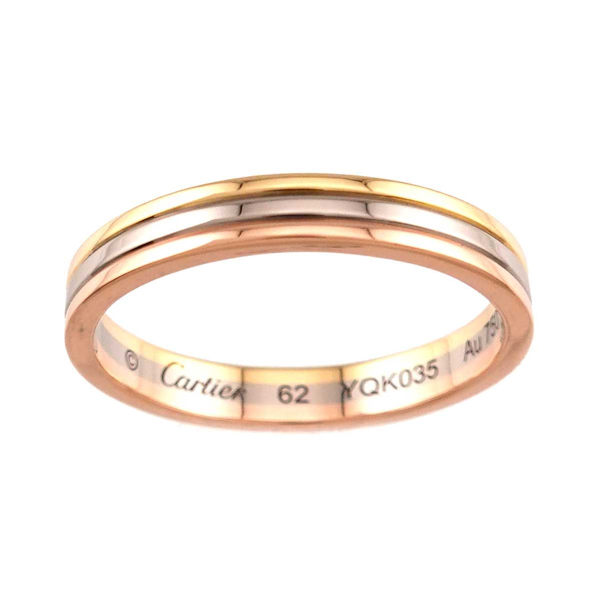 Cartier Vendome 62 Ring 18k YG WG PG Suri Gold 750 — view 2
