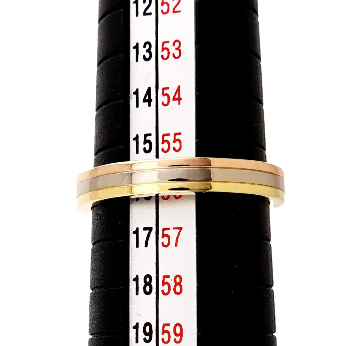 Cartier Vendome 56 Ring 18k YG WG PG Suri Gold 750 — view 5