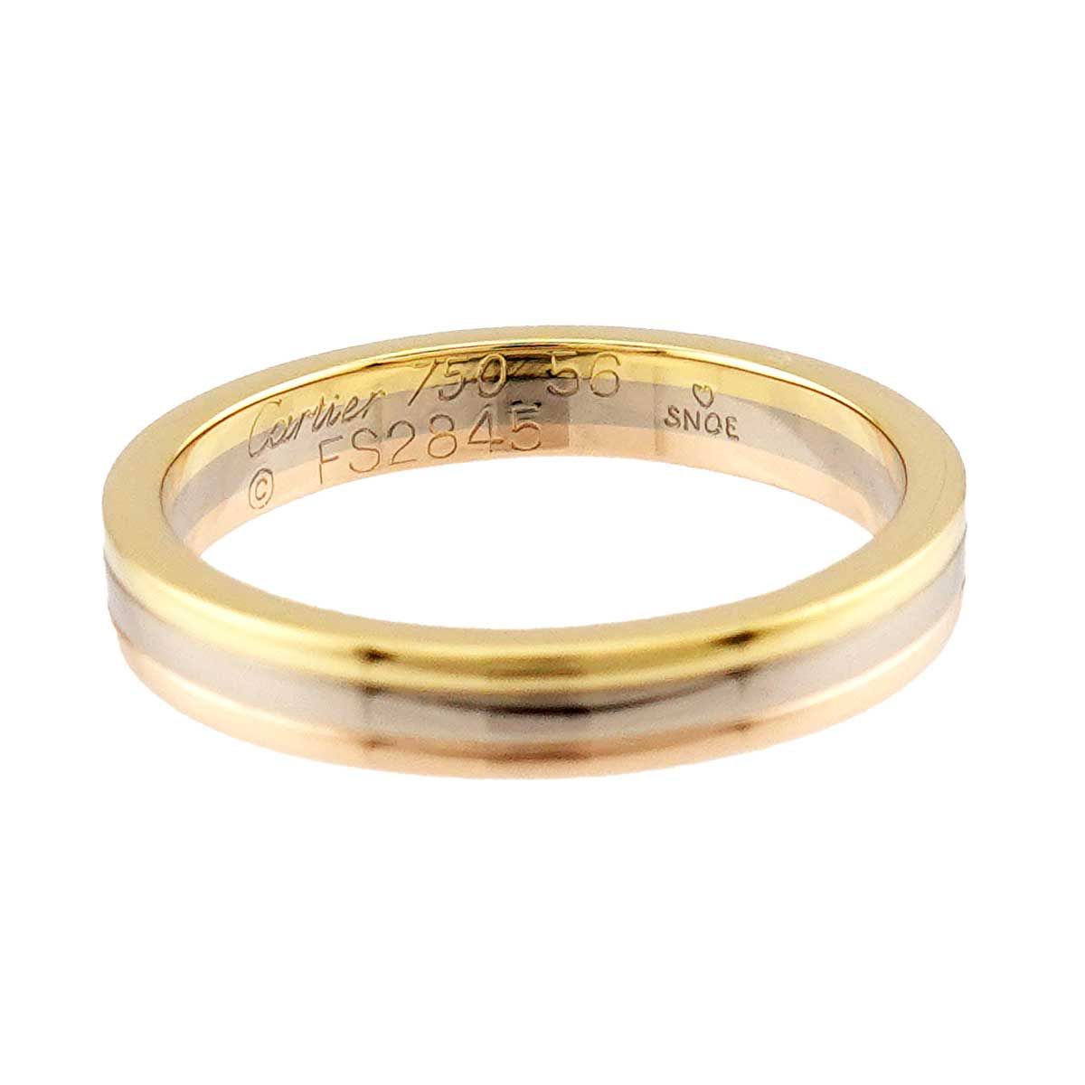 Cartier Vendome 56 Ring 18k YG WG PG Suri Gold 750 — view 3