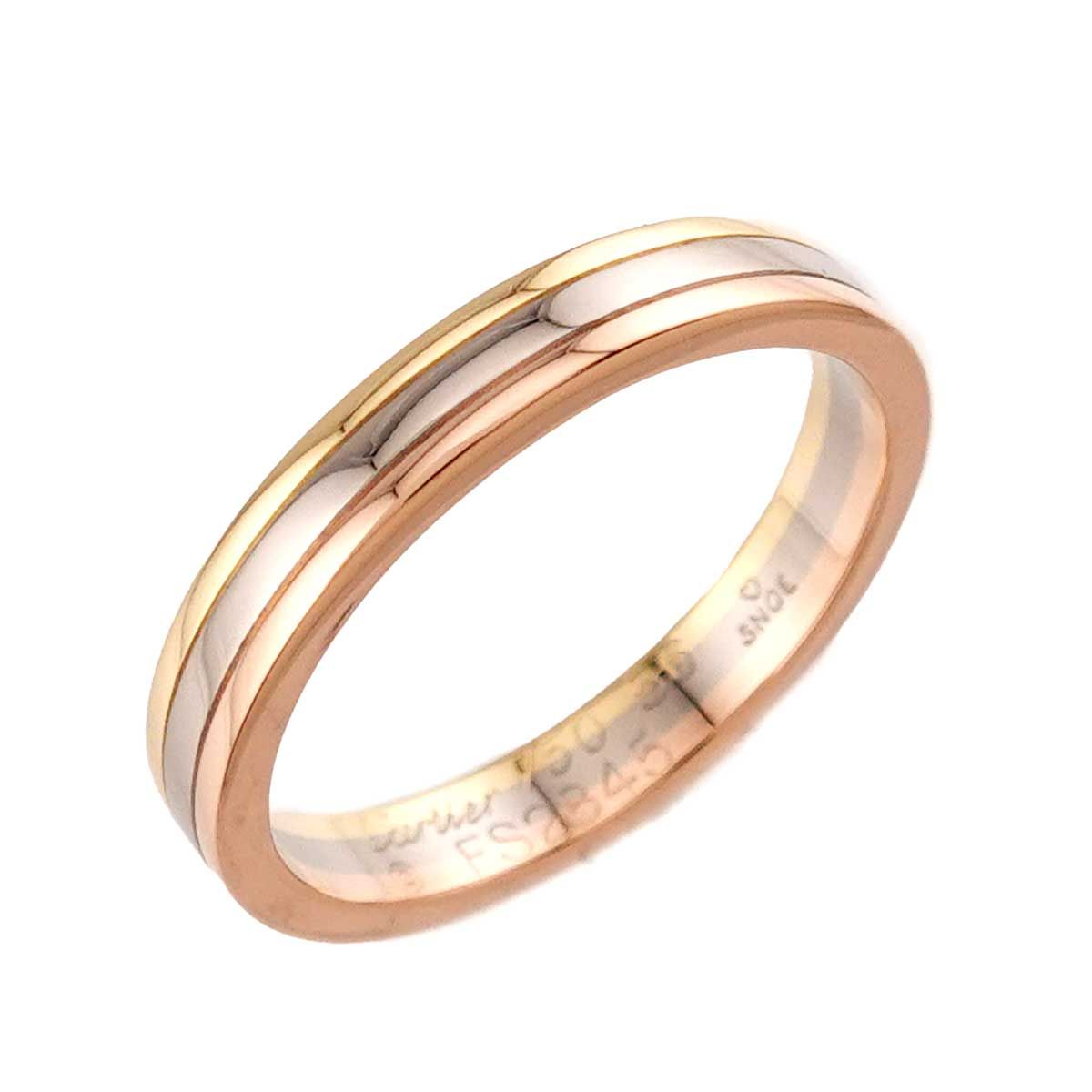 Cartier Vendome 56 Ring 18k YG WG PG Suri Gold 750 — view 4
